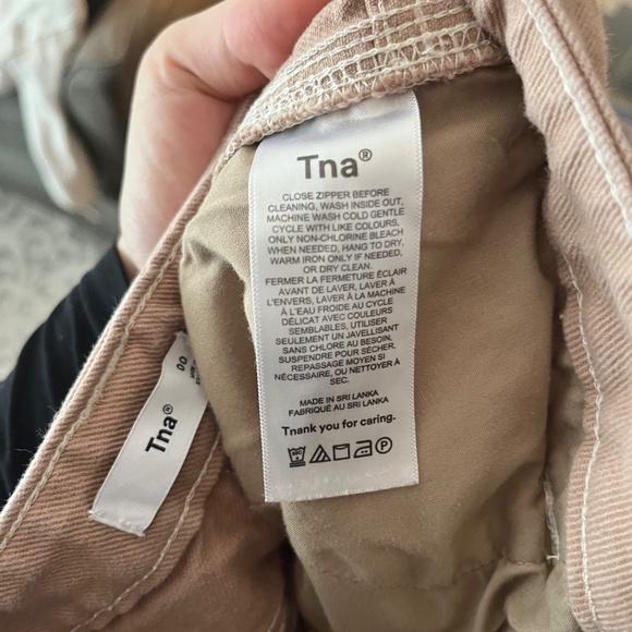 SOLD! Aritzia TNA Greenwich Pants – Size 00 (Fits Like 25” Waist) - Picture 6 of 6